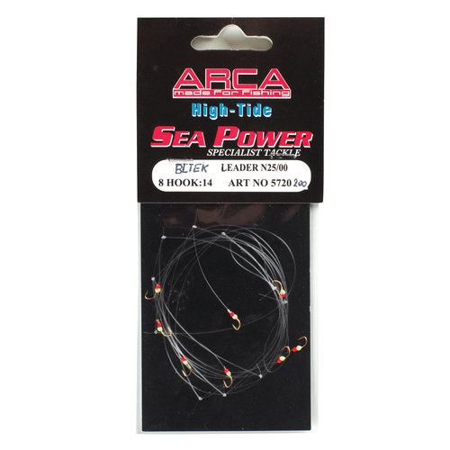 ARCA SEA POWER BLIEK LEADER 0.25 MM 8 HAAKS #14