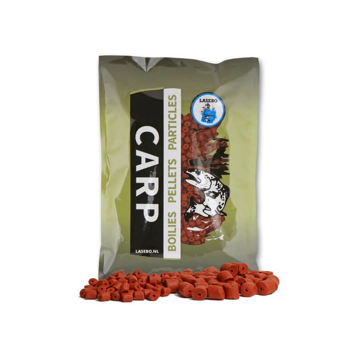 Lasebo Superfish Strawberry Carp Pellets Voorgeboord 800 Gram