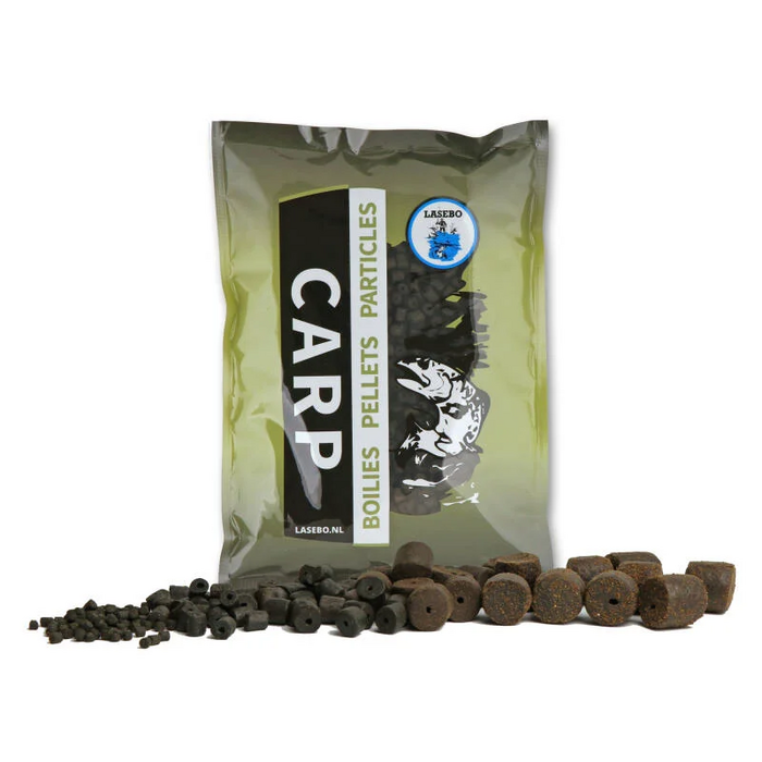 Lasebo Superfish Halibut Carp Pellets 33% Vismeel Zinkend Voorgeboord 800 Gram