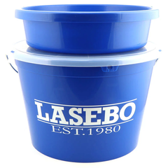 LASEBO EMMER 18 LITER MET BINNENBAK EN DEKSEL BLAUW