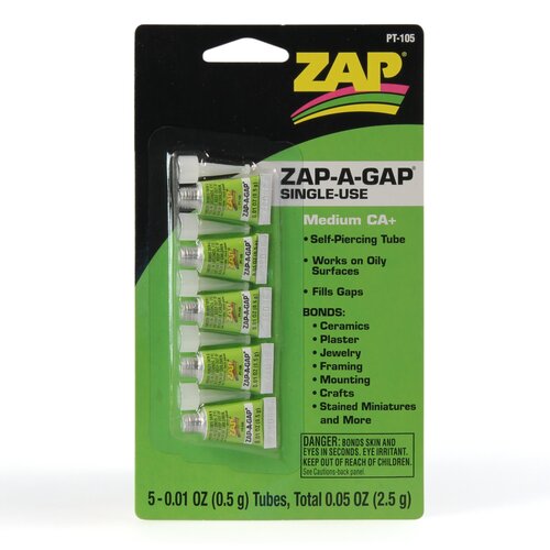 ZAP ZAP-A-GAP SECONDELIJM 0.5 GRAM P/5