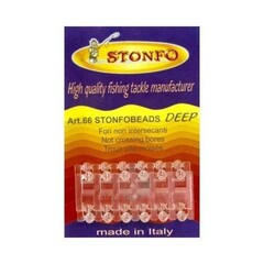 STONFO TWO-HOLES PEARLS #L 4 MM P/24