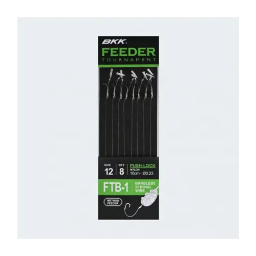 BKK FEEDER TOURNAMENT FTB-1 PUSH-LOCK RIGS