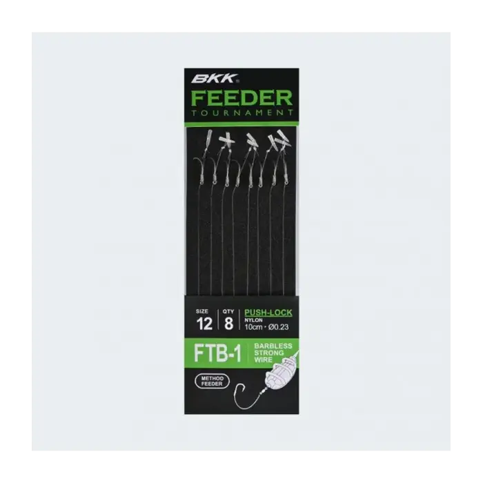 Bkk Feeder Tournament Ftb-1 Push-Lock Rigs #16