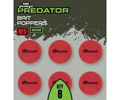 Fox Bait Poppers Red Medium