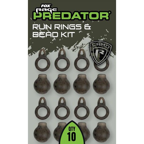 FOX CAMO RUN RINGS & BEAD KIT P/10