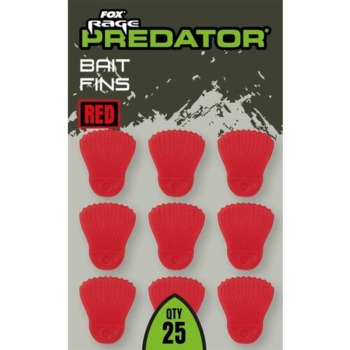 FOX BAIT FINS RED P/25