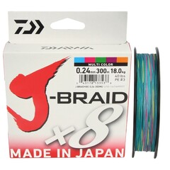 Daiwa J-Braid X8E 300 Mtr Multicolor