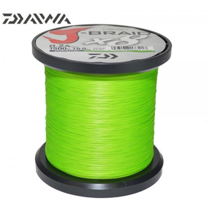 Daiwa J-Braid X8E Chartreuse