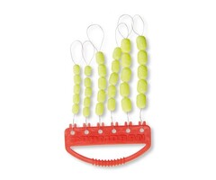 Cormoran Rubber Kralen Assorti 4-5-6 Mm P/30 Olijfgroen