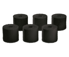 Oase Voorfiltermousse Set P/6 BioMaster Active Carbon 45 ppi Zwart
