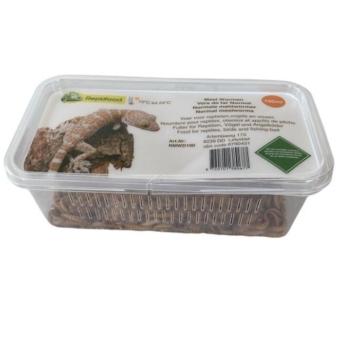 Reptifood Meelwormen In Doosje 100 ml