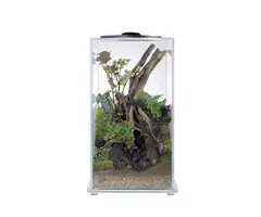 Wabi Kusa Bio Tower 270 - 27x27x50.8 cm Inclusief Led Zwart