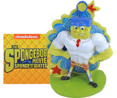 Penn Plax Nickelodeon Ornament Super Spongebob 8 cm
