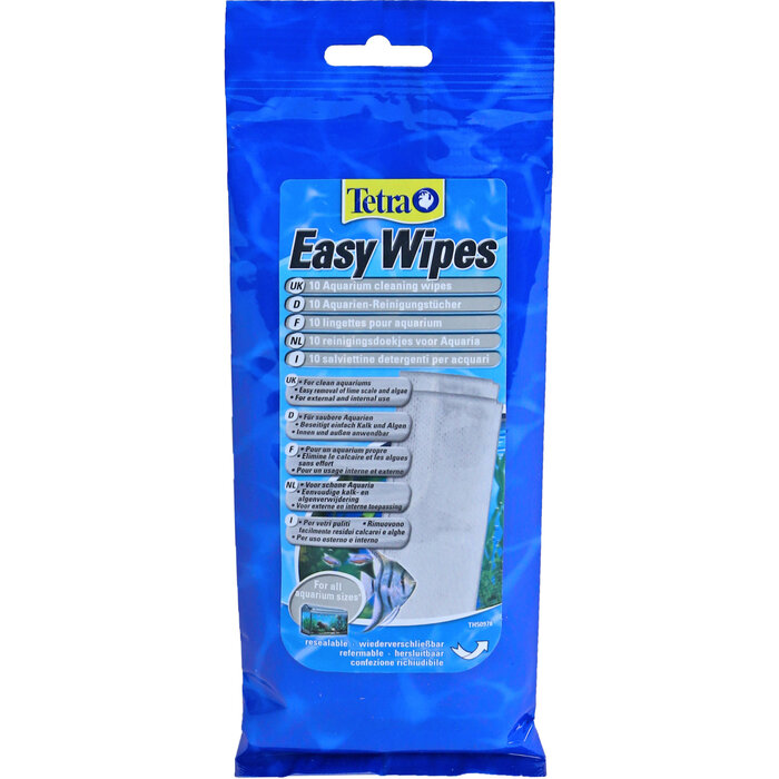 Tetra Easy Wipes Pak a 10 Stuks