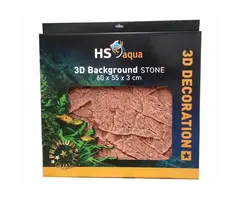 HS Aqua 3D Background Stone Brown 60x55x3 cm