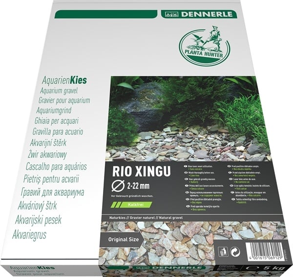 Dennerle Natural Gravel Rio Xingu 2-22 mm 5 kg