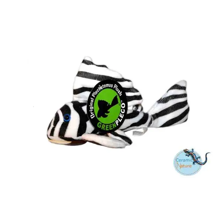 GreenPleco Zebra Pleco Knuffel 30 cm