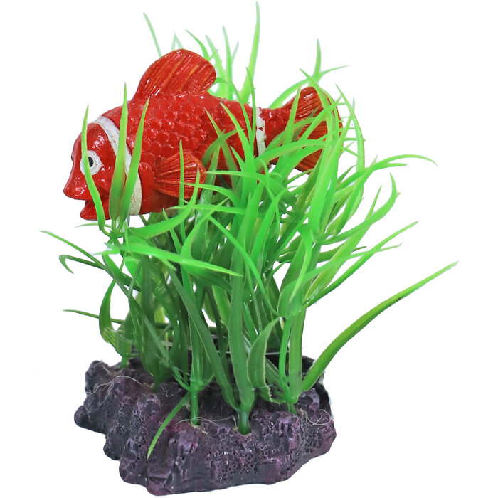 De Boon Ornament Plant Met Clownsvis 10 cm