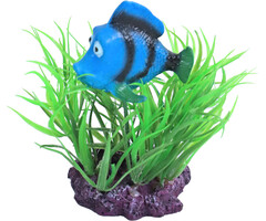 De Boon Ornament Plant Met Doktersvis 10 cm