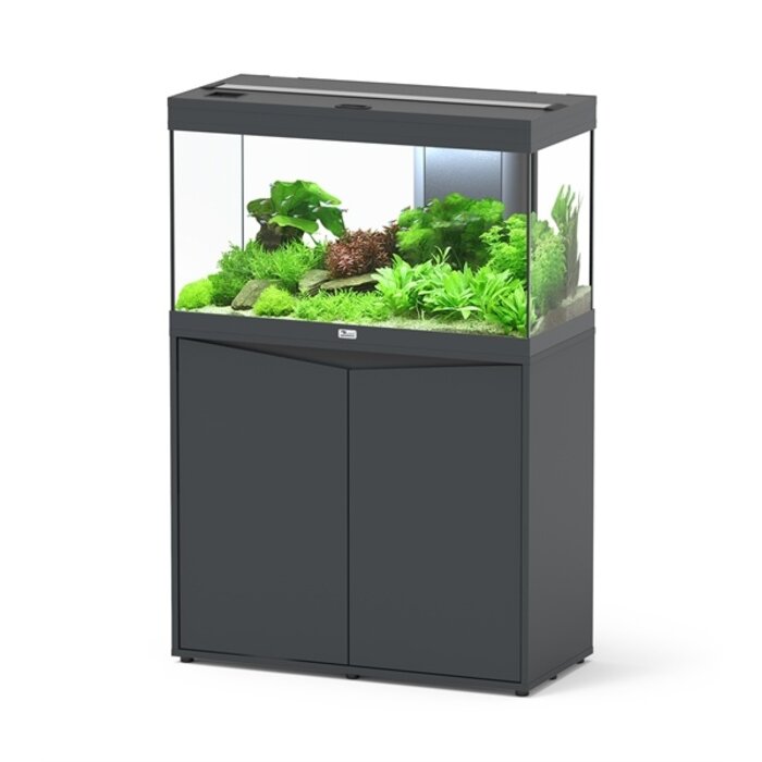 Aquatlantis Aquarium + Kast Volga 125 Antraciet