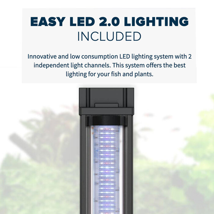 Aquatlantis Aquarium + Kast Volga 125 Antraciet