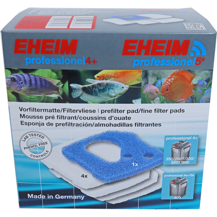Eheim Professionel 4+ & 5e - 4x Filtervlies + 1x Spons