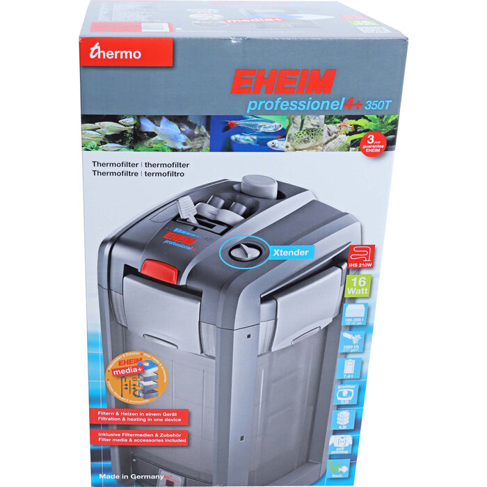 Eheim Buitenfilter Professionel 4+ Thermo Inclusief Filtermedia 350T (2327) 1050 L/H