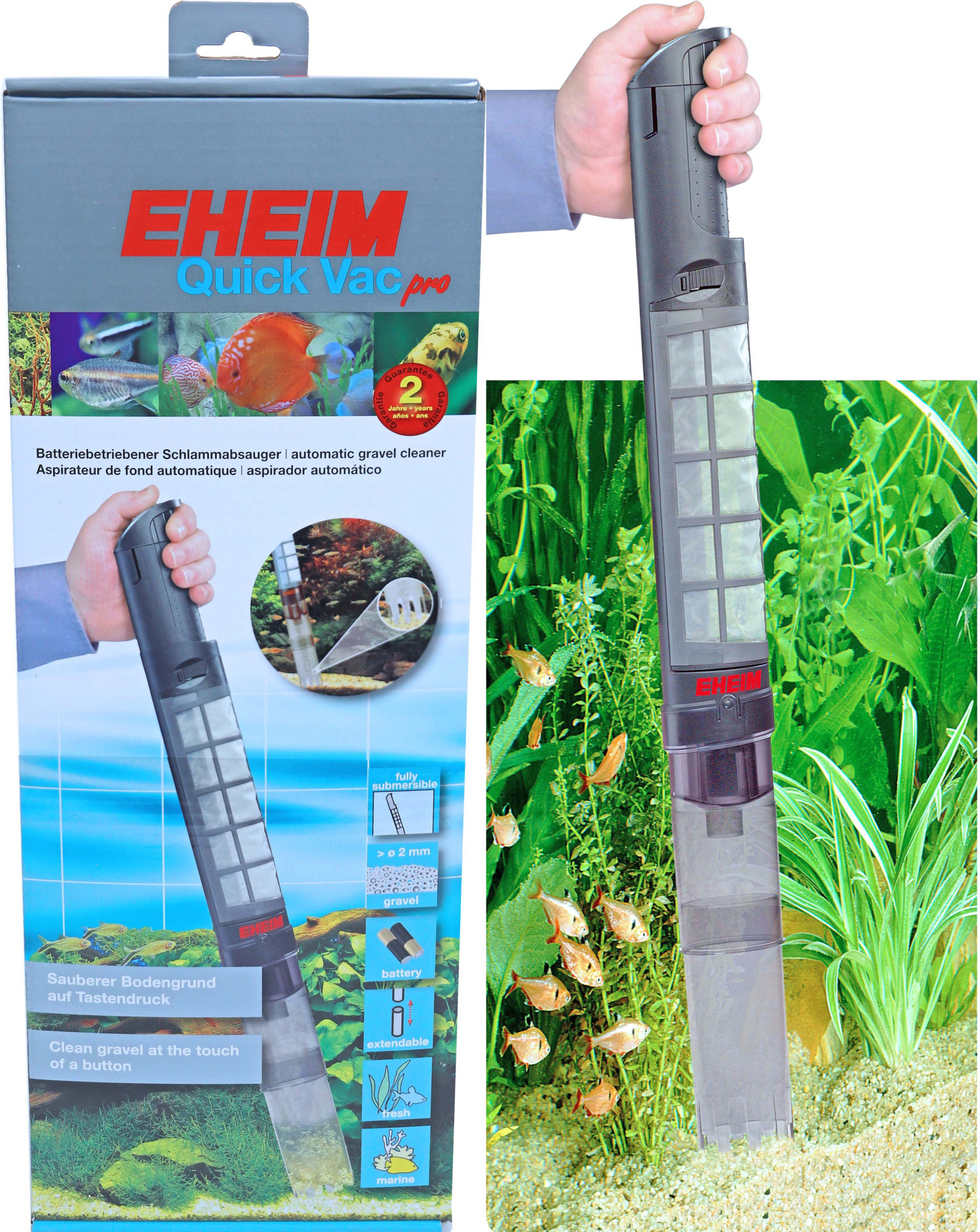 Eheim Quick Vac Pro Stofzuiger Batterij