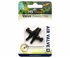HS Aqua Koppel Luchtkraan Zwart 4-6 mm P/2