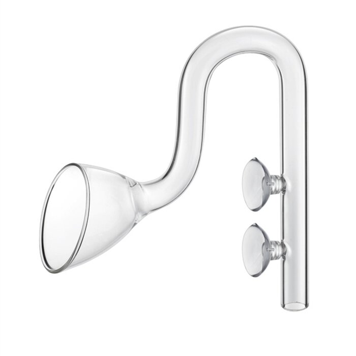 HS Aqua Glazen Uitstroombuis Lily Pipe