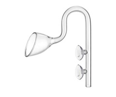 HS Aqua Glazen Uitstroombuis Lily Pipe