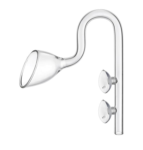 HS Aqua Glazen Uitstroombuis Lily Pipe