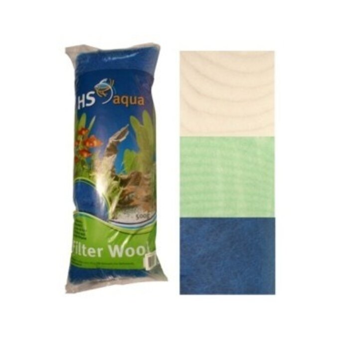 HS Aqua Filterwatten Wit