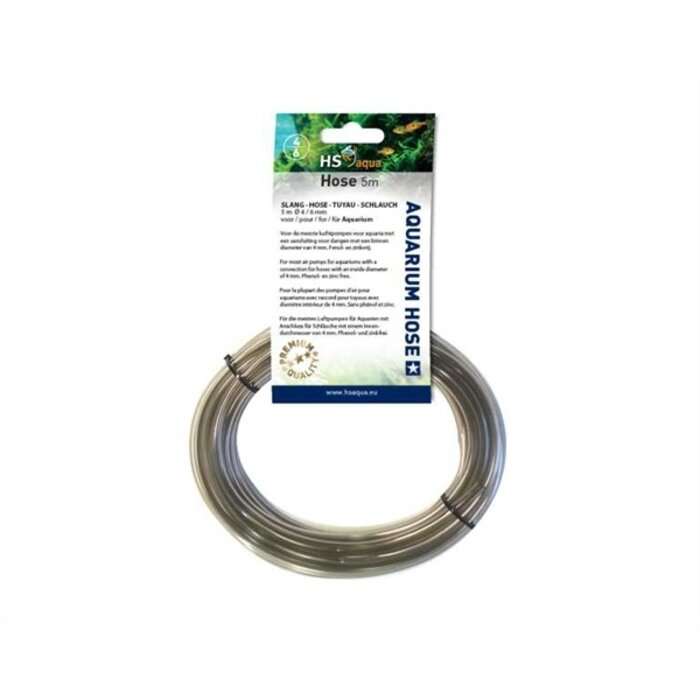 HS Aqua Luchtslang Anthraciet 4-6 mm