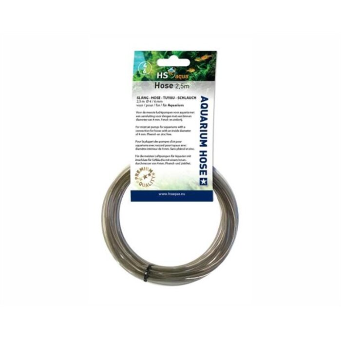 HS Aqua Luchtslang Anthraciet 4-6 mm