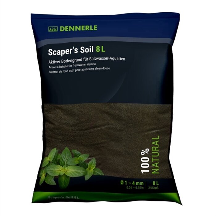 Dennerle Scapers Soil Zwart 1-4 mm
