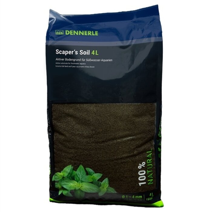 Dennerle Scapers Soil Zwart 1-4 mm