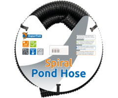 Superfish Zwarte Spiraalslang p/m