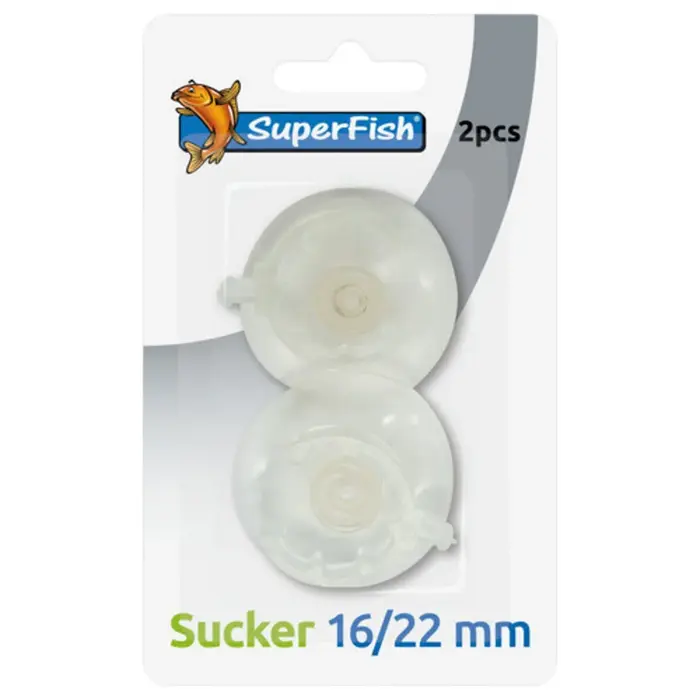 Superfish Zuiger Met Klem Transparant 16/22 mm P/2