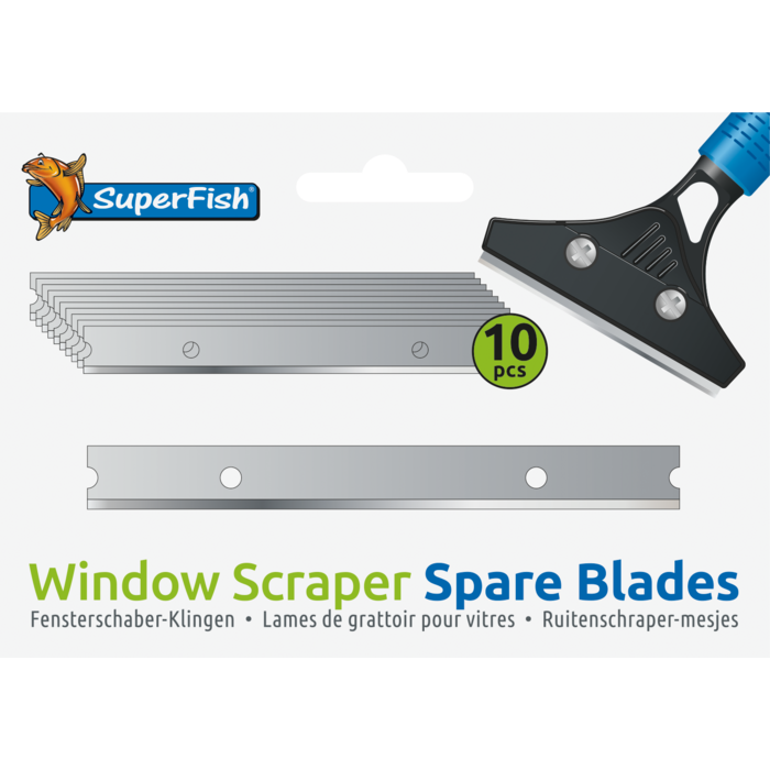 Superfish Window Scraper Mesjes P/10