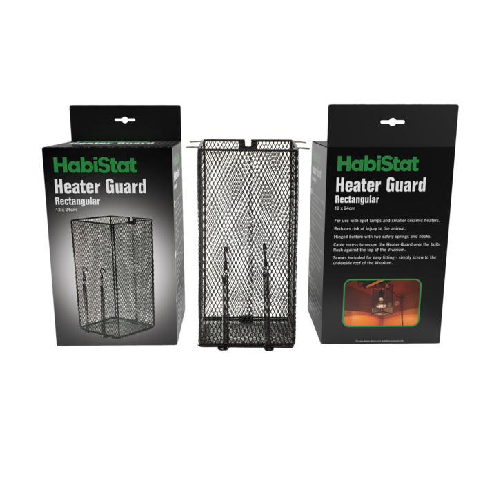 Habistat Verwarmer Beschermer Rechthoekig 12x24 cm