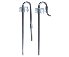 Superfish Scapers RVS In/uitlaat Set