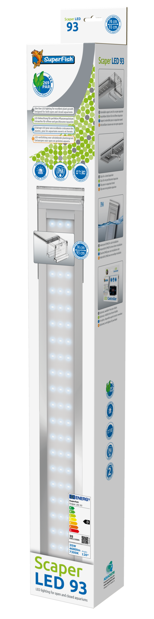 Superfish Scaper LED 93 cm 35 Watt