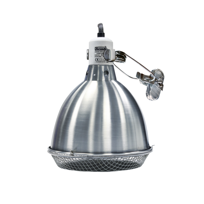 Arcadia Reflector Met Klem En Keramische E27 Fitting 20 cm