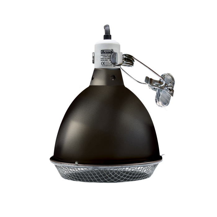 Arcadia Reflector Met Klem En Keramische E27 Fitting 20 cm