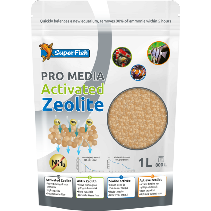 Superfish Pro Media Actif Zeolite 1000 ml