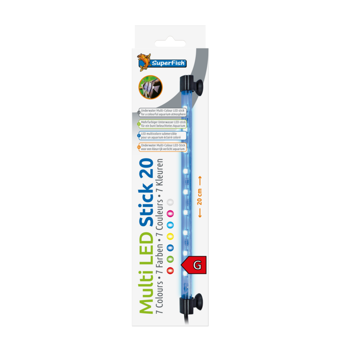 Superfish Multi LED Stick 20 cm 2 Watt