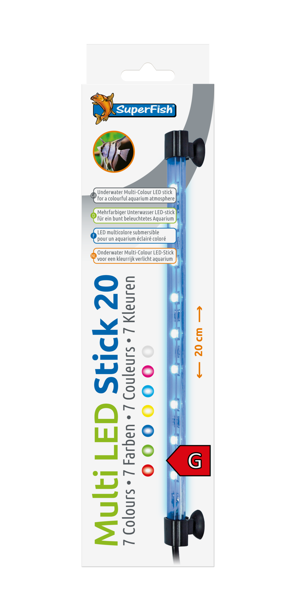 Superfish Multi LED Stick 20 cm 2 Watt