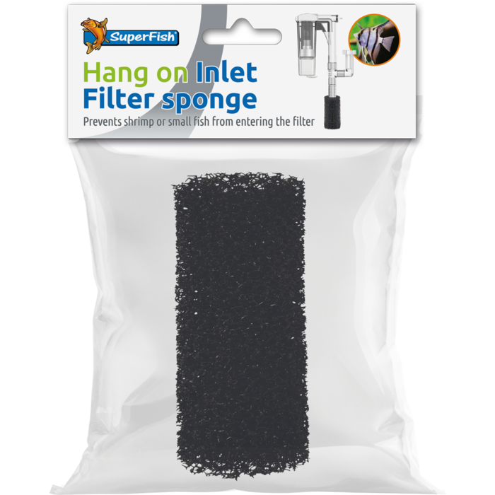 Superfish Hang On Inlaat Filterspons
